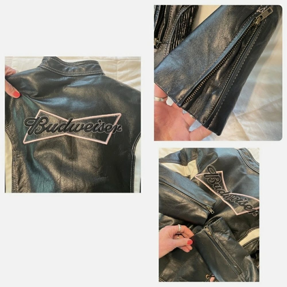 Budweiser leather jacket  - Picture 4 of 9